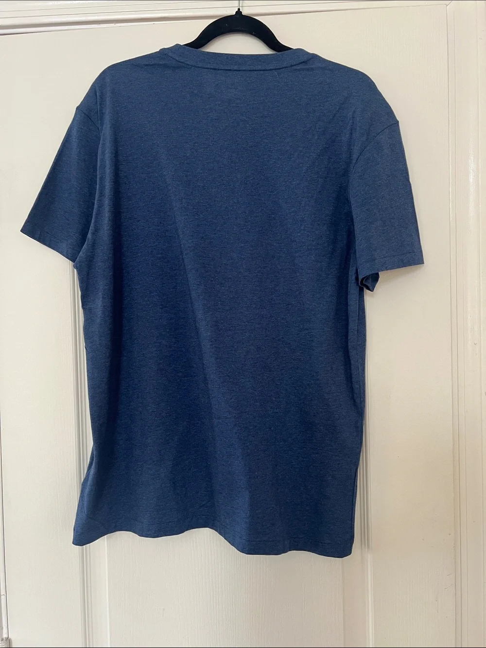 Polo by Ralph Lauren Men’s Navy Heather Short Sleeve Crew Tee with Pony Logo